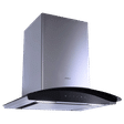 elica GLACE EDS HE LTW 60 BK NERO T4V LED 60cm 1010m3/hr Ducted Wall Mounted Chimney with Touch Control Panel (Silver)_4