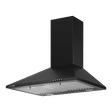 BLOWHOT IRIS S BPC 60cm 800m3/hr Ducted Wall Mounted Chimney with 2 LED Lights (Black)_3