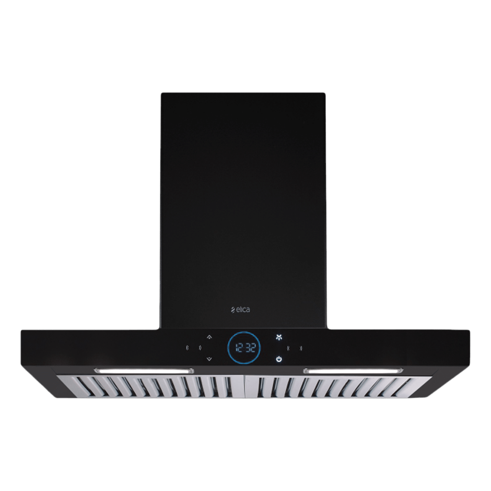 elica ISMART SPOT H6 BF LTW 60 NERO 60cm Ductless Wall Mounted Chimney with Touch Control Panel (Black)