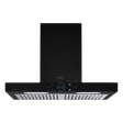 elica ISMART SPOT H6 BF LTW 60 NERO 60cm Ductless Wall Mounted Chimney with Touch Control Panel (Black)_1