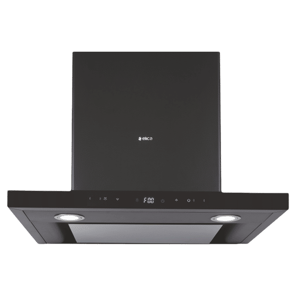 elica ISMART SPOT H4 EDS LTW 60 NERO 60cm Ducted Wall Mounted Chimney with Motion Sensor (Black)_1