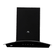 KAFF VASCO DHC 75cm 1250m3/hr Ducted Auto Clean Wall Mounted Chimney with Touch Control Panel (Black)_4