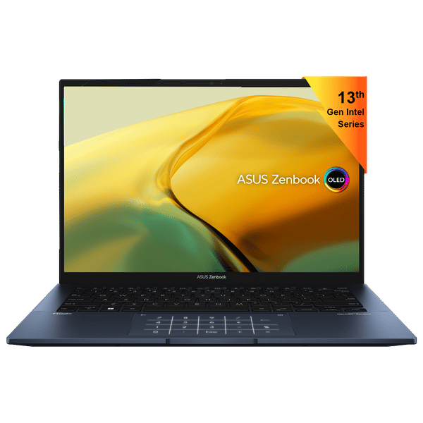 ASUS Zenbook 14 UX3402VA-KN541WS Intel Core i5 13th Gen Touchscreen Thin & Light Laptop (16B, 512GB SSD, Windows 11 Home, 14 inch 2.8K OLED Display, Office Home and Student 2021, Ponder Blue, 1.39 KG)_1