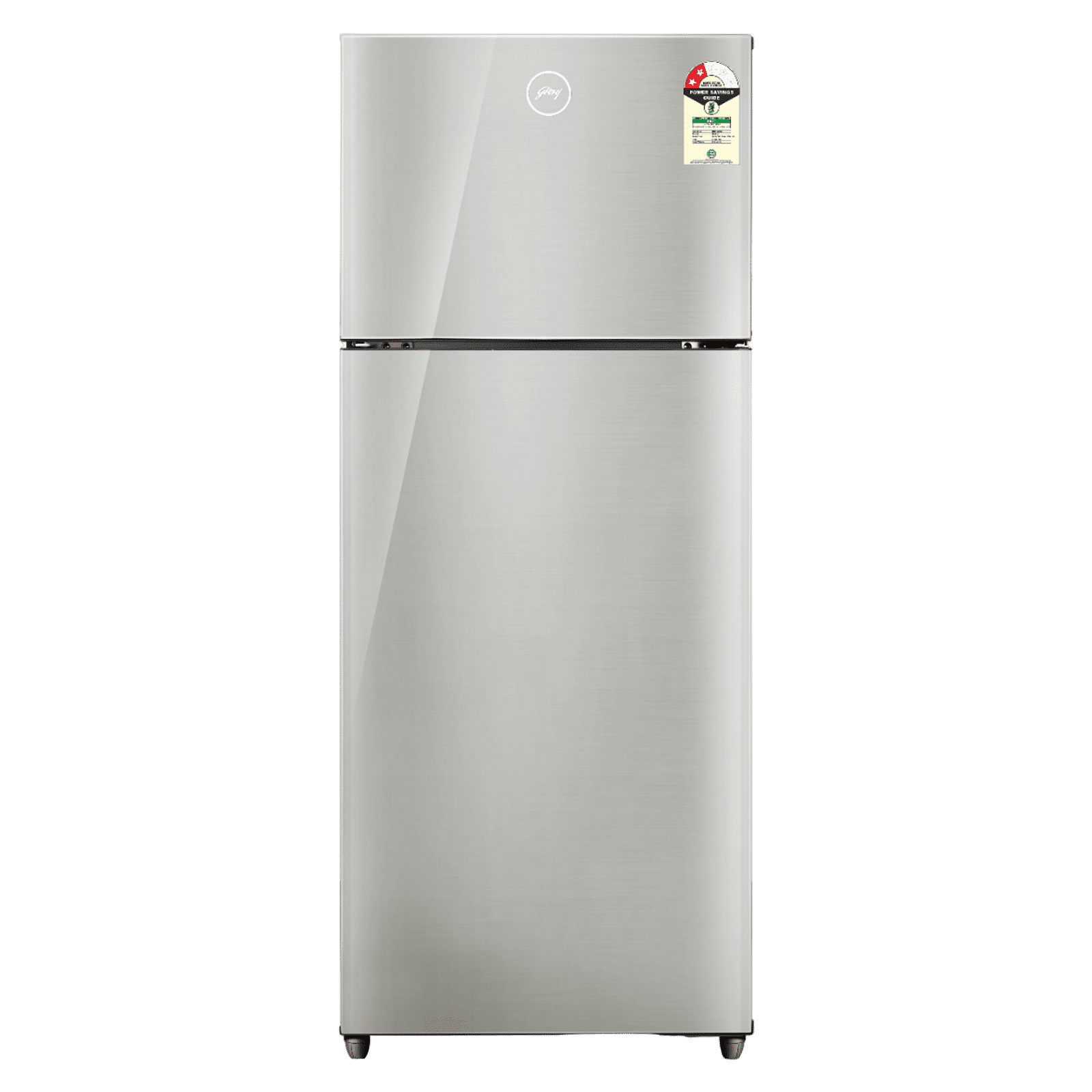 Godrej ALPHA 210 Litres 2 Star Frost Free Double Door Refrigerator with Built-in Stabilizer (RT EONALPHA 250B RI, Steel Glow)