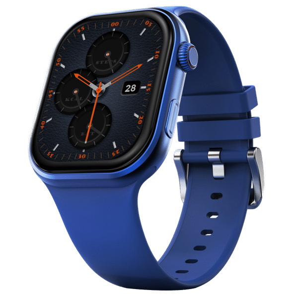 FIRE-BOLTT Brillia Smartwatch with Bluetooth Calling (51.30mm AMOLED Display, IP67 Water Resistant, Blue Strap )_1