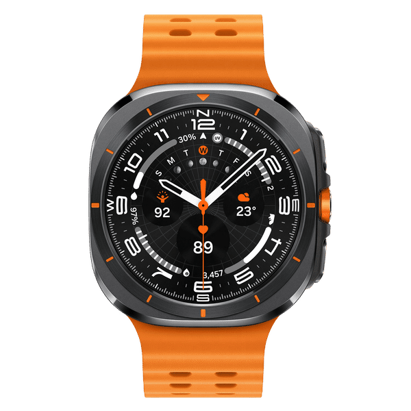 SAMSUNG Galaxy Watch Ultra BT + LTE Wear OS Smartwatch (47mm Super AMOLED Display, 3nm Processor, Orange Strap)_1