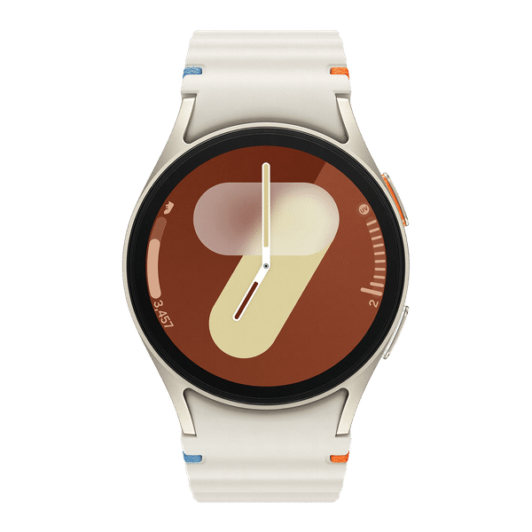 SAMSUNG Galaxy Watch 7 BT + LTE Wear OS Smartwatch (40mm Super AMOLED Display, 3nm Processor, Cream Strap)_1