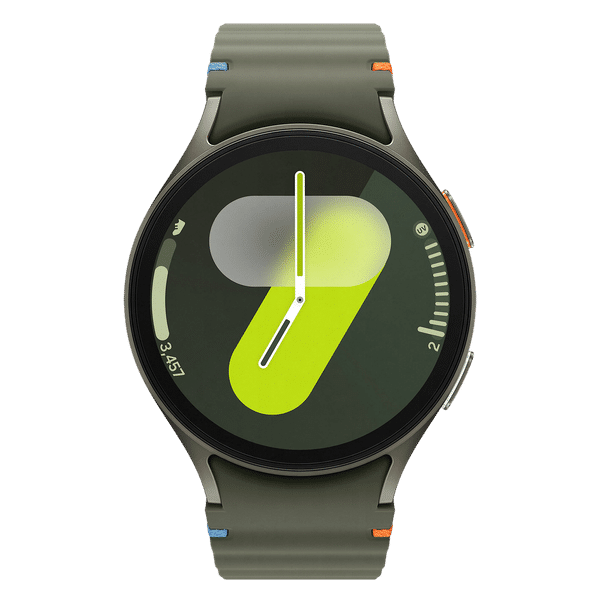 SAMSUNG Galaxy Watch 7 BT Wear OS Smartwatch (44mm Super AMOLED Display, 3nm Processor, Green Strap)_1