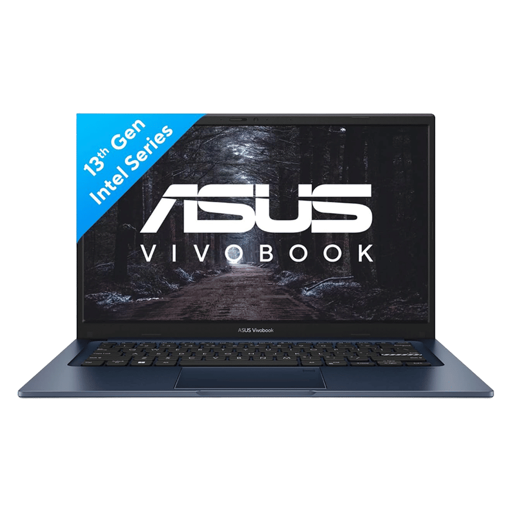 ASUS Vivobook 14 Intel Core i5 13th Gen Thin & Light Laptop (16GB, 512GB SSD, Windows 11 Home, 14 inch Full HD Display, MS Office 2021, Quiet Blue, 1.4 KG)