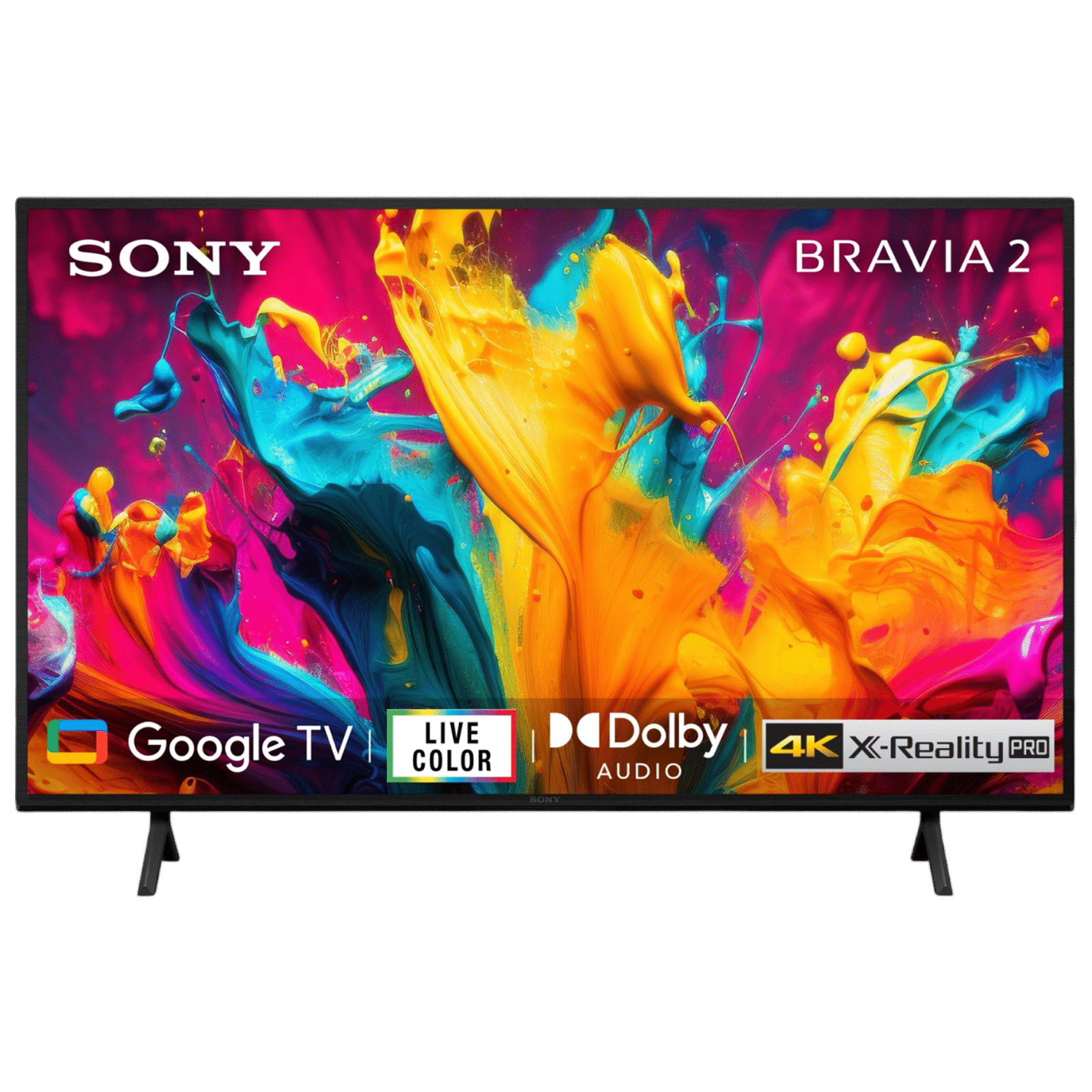 SONY Bravia 2 109 cm (43 inch) 4K Ultra HD LED Google TV with Live Colour Technology (2024 model)