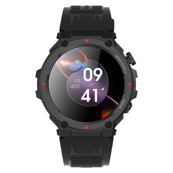 fastrack Xtreme Pro Smartwatch with Bluetooth Calling (36.3mm AMOLED Display, IP68 Water Resistant, Black Strap)_1