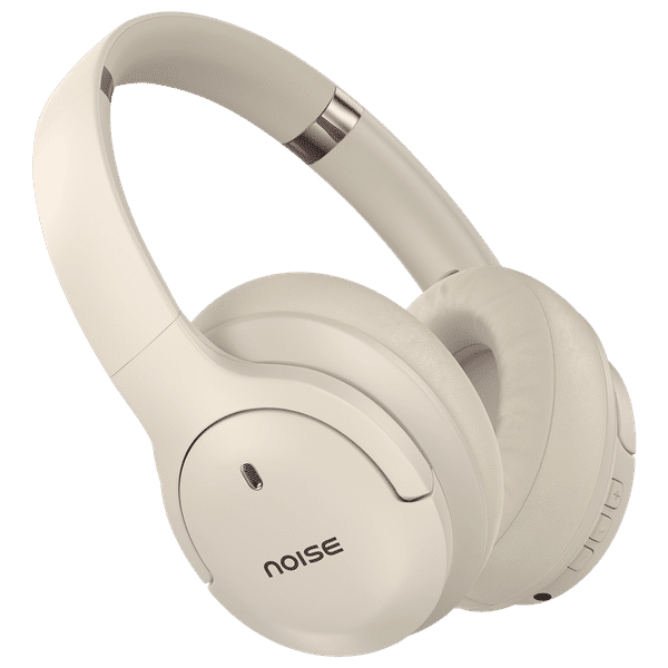 noise Four Bluetooth Headphone with Mic (Google Assistant Enabled, Over Ear, Calm Beige)_1