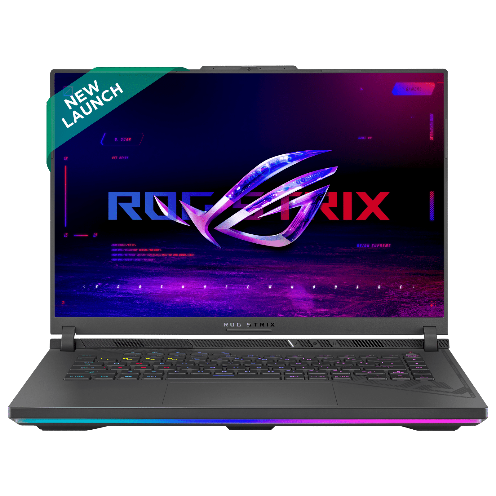 ASUS ROG Strix G16 Intel Core i7 13th Gen Gaming Laptop (16GB, 1TB SSD, Windows 11 Home, 8GB Graphics, 16 inch 165 Hz Full HD Plus Display, NVIDIA GeForce RTX 4070, MS Office Home and Student, Eclipse Gray, 2.5 KG)