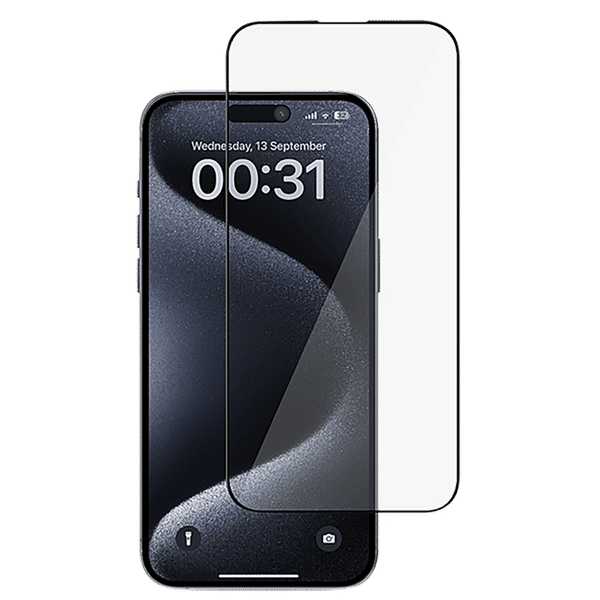 GRIPP 3D Tempered Glass for Apple iPhone 15 Pro (9H Hardness Scratch Resistant)_1