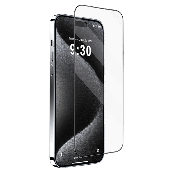 GRIPP Matte Tempered Glass for Apple iPhone 15 Pro (3D Rounded Edges)_1