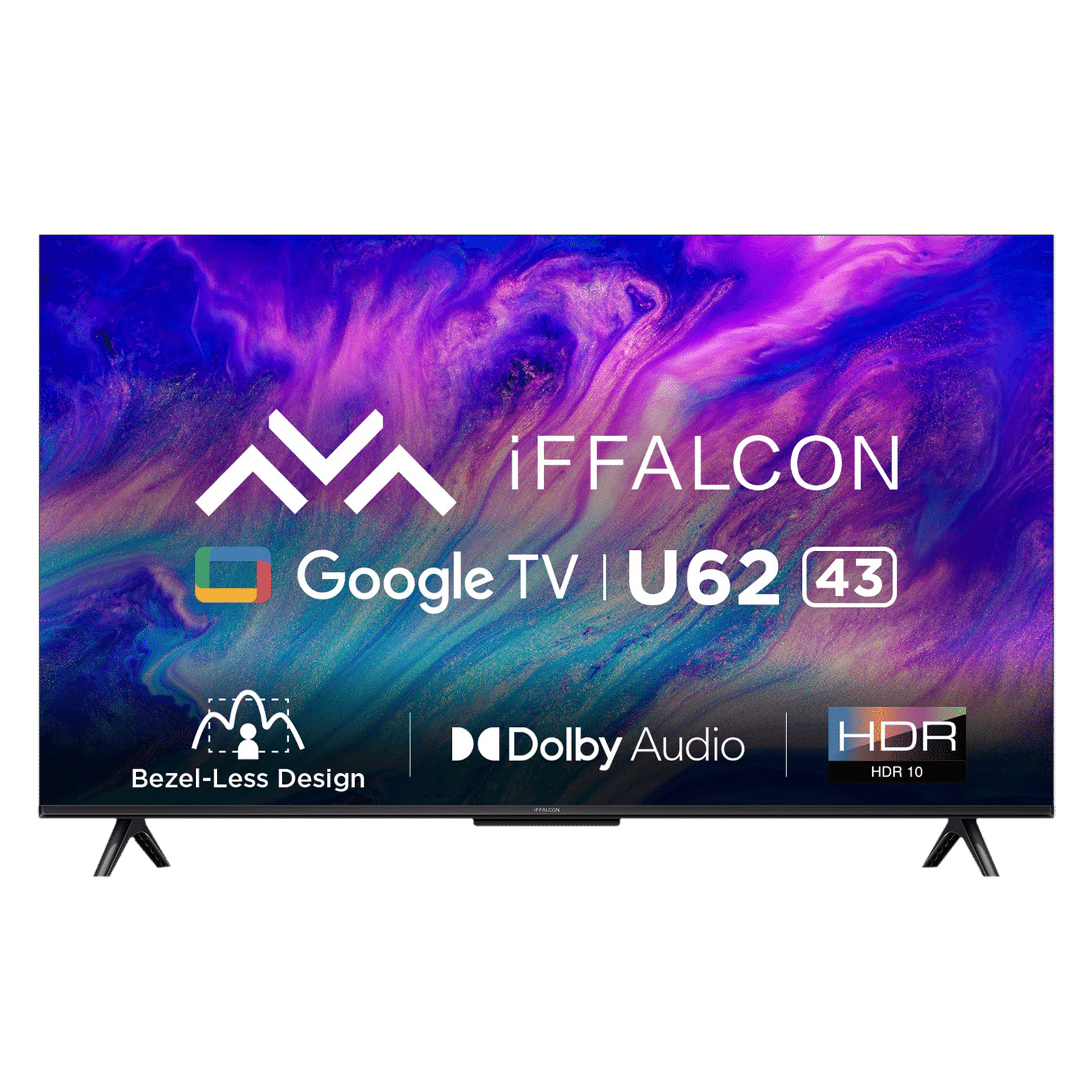 iFFALCON U62 108 cm (43 inch) 4K Ultra HD LED Google TV with Dolby Audio (2022 model)