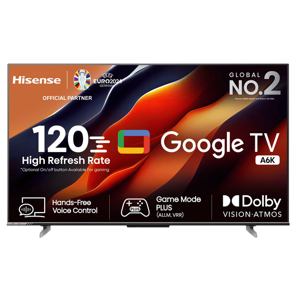 Hisense A6K 140 cm (55 inch) 4K Ultra HD LED Google TV with Dolby Atmos_1