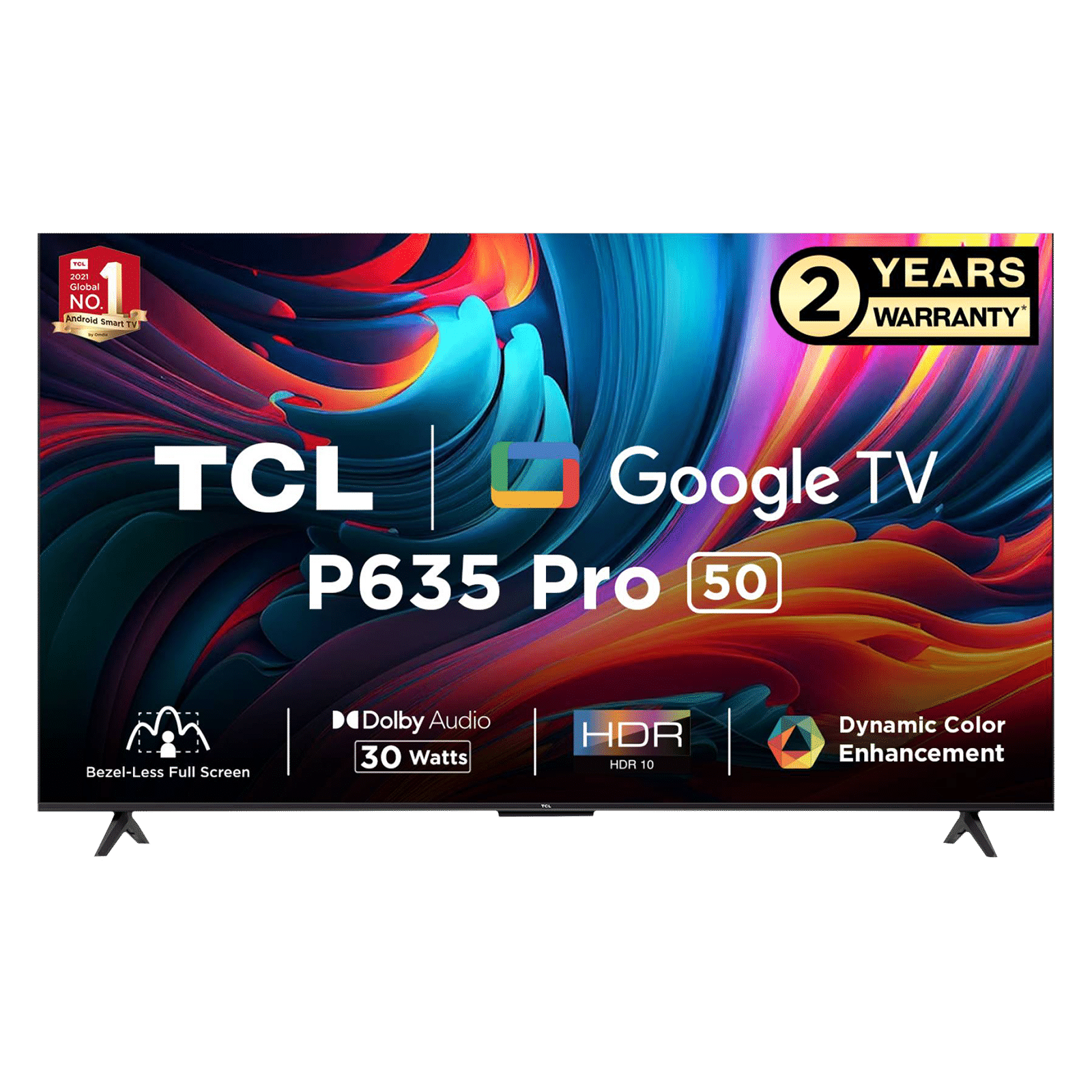 TCL 50P635 Pro 127 cm (50 inch) 4K Ultra HD LED Google TV with Bezel Less Display (2023 model)