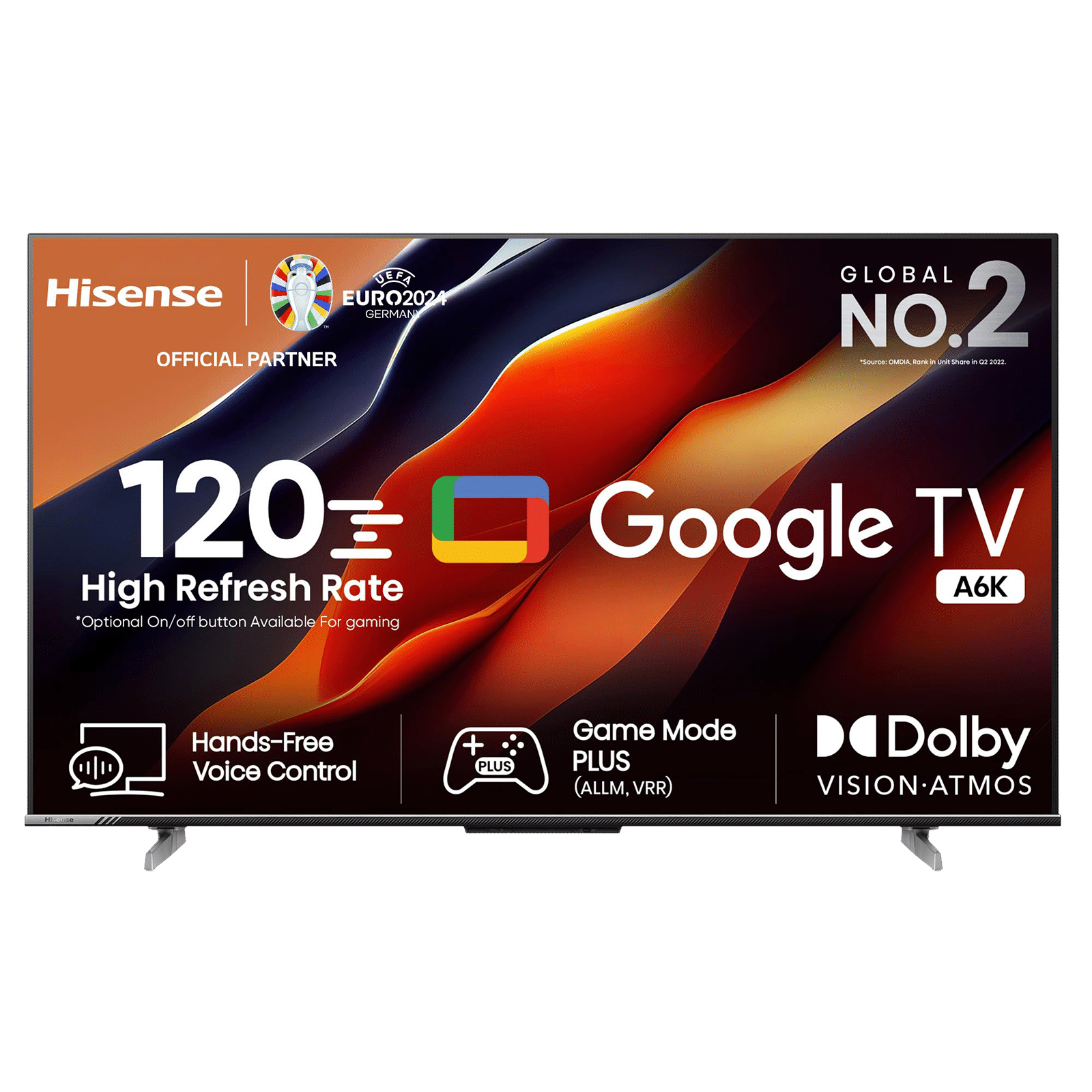 Hisense A6K 126 cm (50 inch) 4K Ultra HD LED Google TV with Dolby Atmos