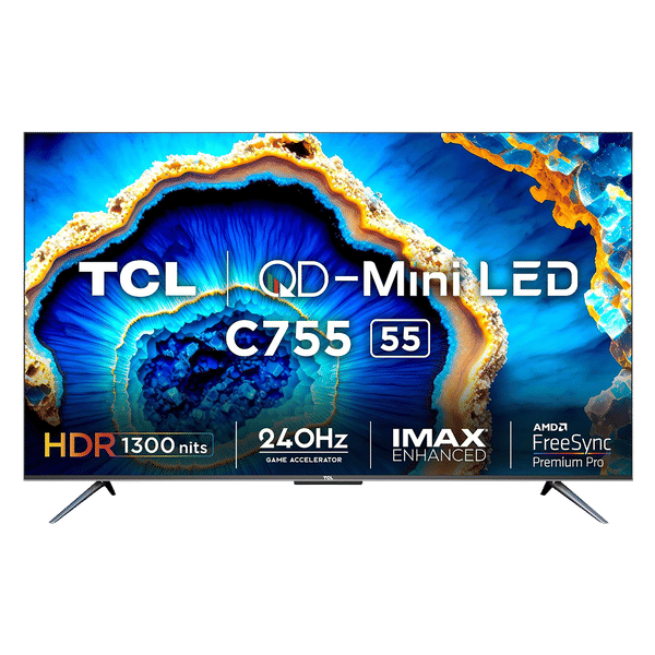 TCL C755 140 cm (55 inch) Mini LED 4K Ultra HD Google TV with Dolby Vision and Dolby Atmos (2023 model)_1