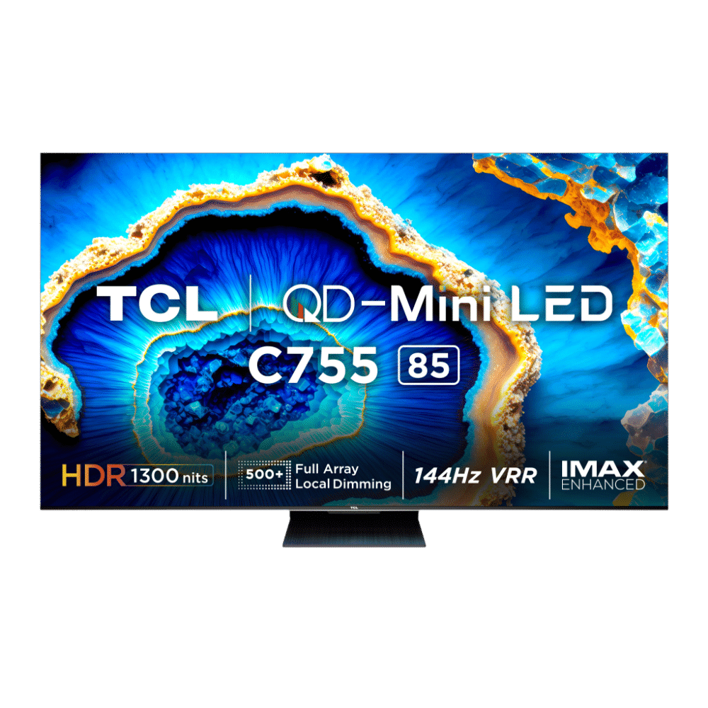 TCL C755 216 cm (85 inch) 4K Ultra HD LED Google TV with Dolby Vision and Dolby Atmos (2023 model)