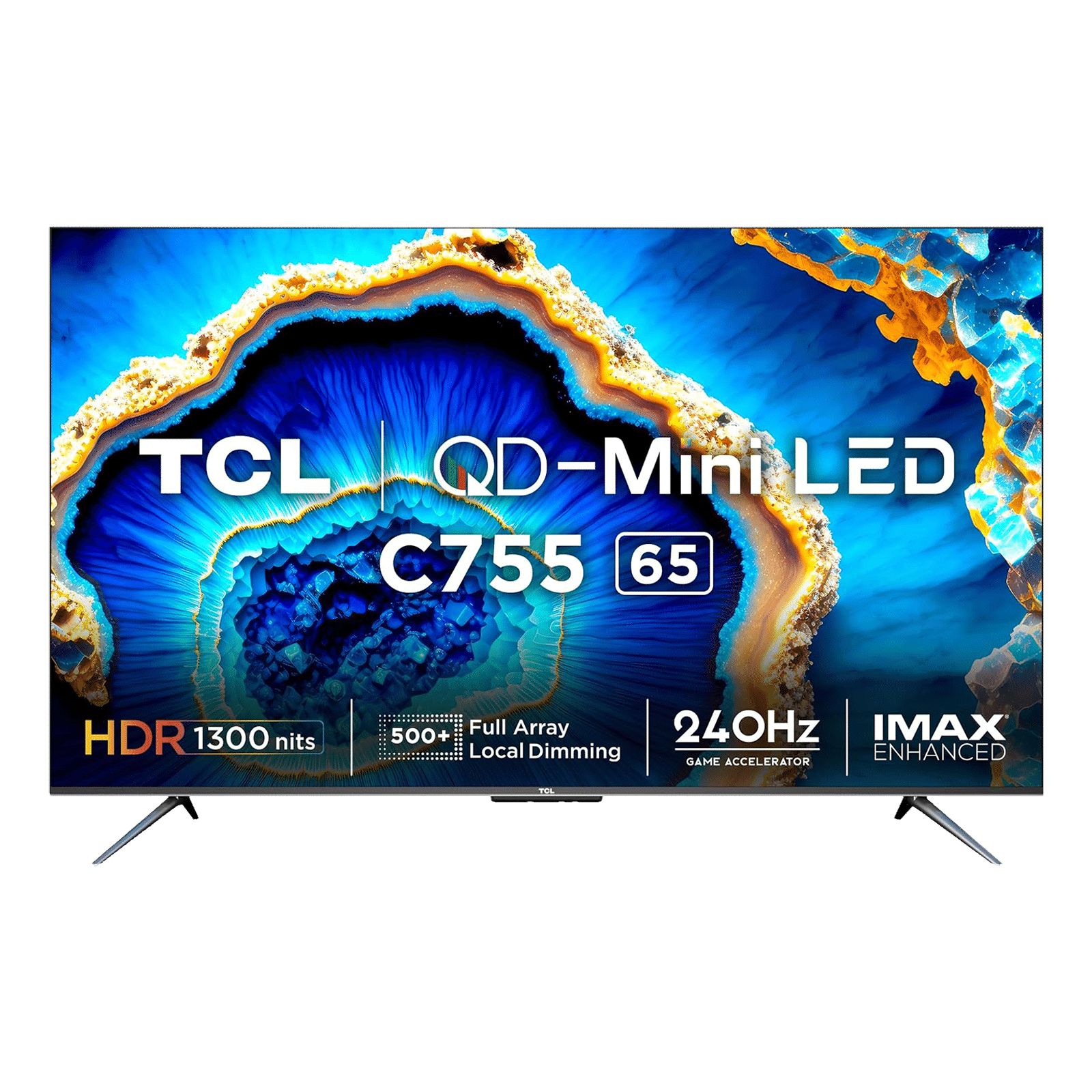 TCL C755 165 cm (65 inch) Mini LED 4K Ultra HD Google TV with Dolby Vision and Dolby Atmos (2023 model)