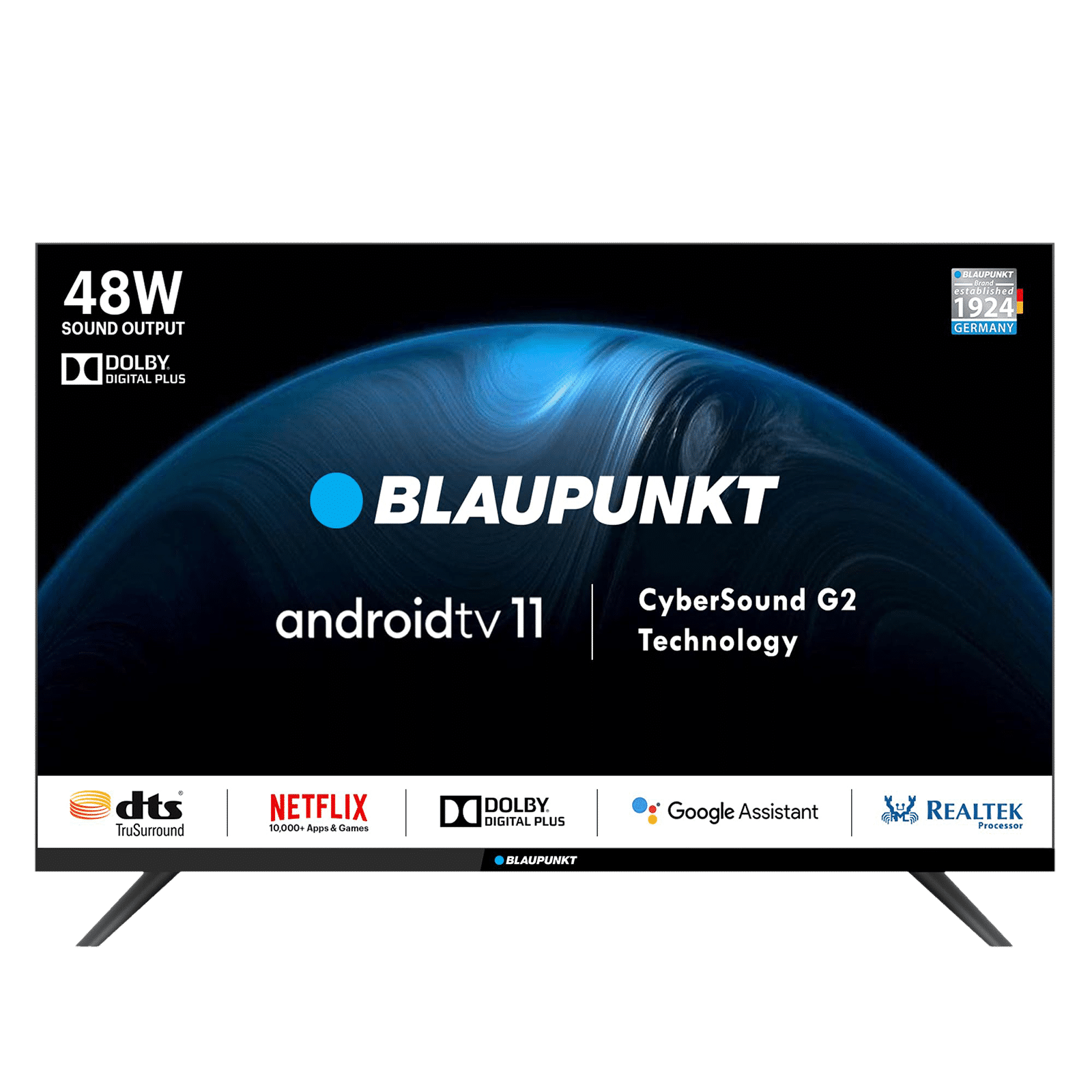 Blaupunkt Tv BLAUPUNKT CyberSound G2 Series 100 cm (40 inch) Full HD LED Smart Android TV with Dolby Digital Plus (2023 model)