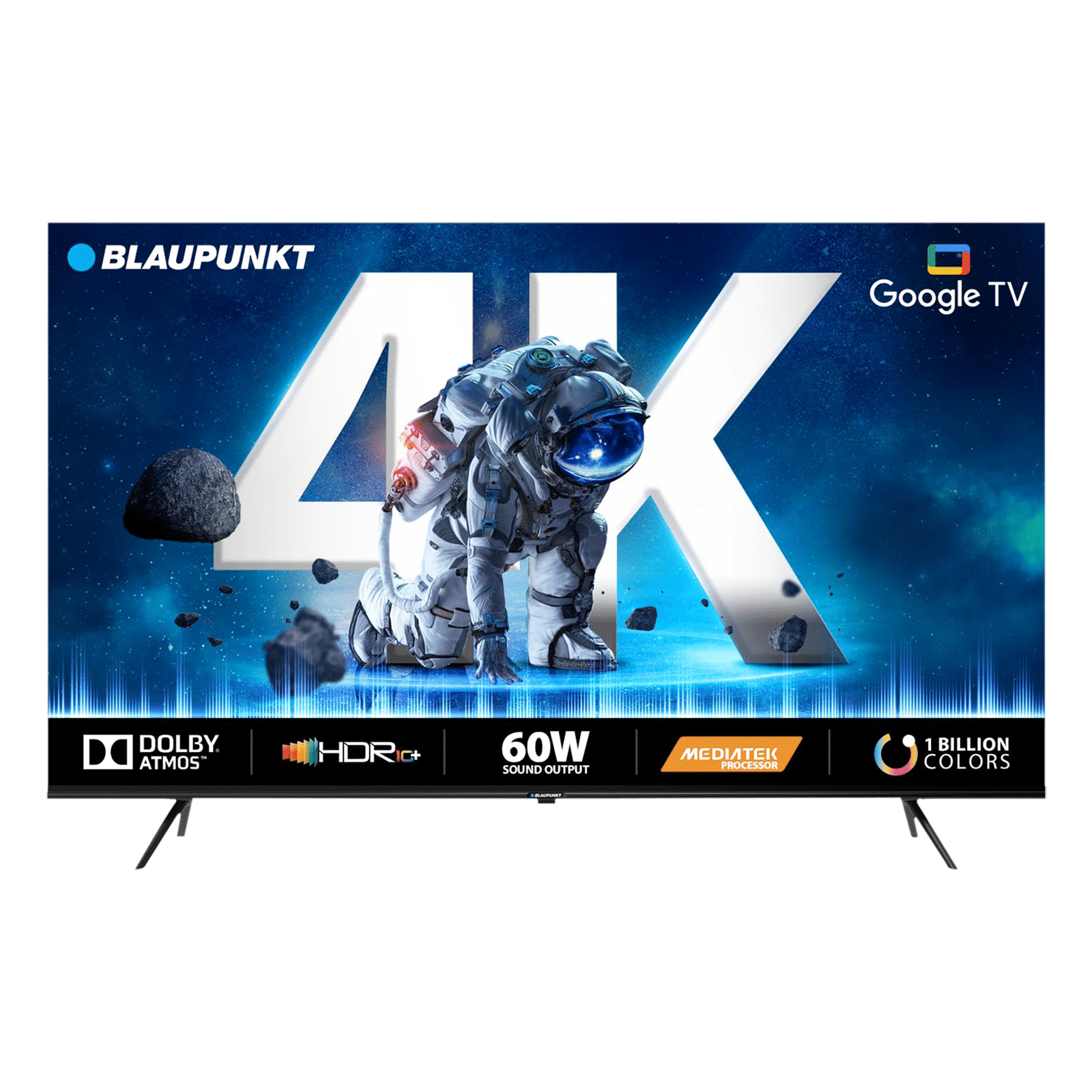 Blaupunkt Tv BLAUPUNKT CyberSound G2 139 cm (55 inch) LED 4K Ultra HD Google TV with Dolby Vision and Dolby Atmos (2023 model)