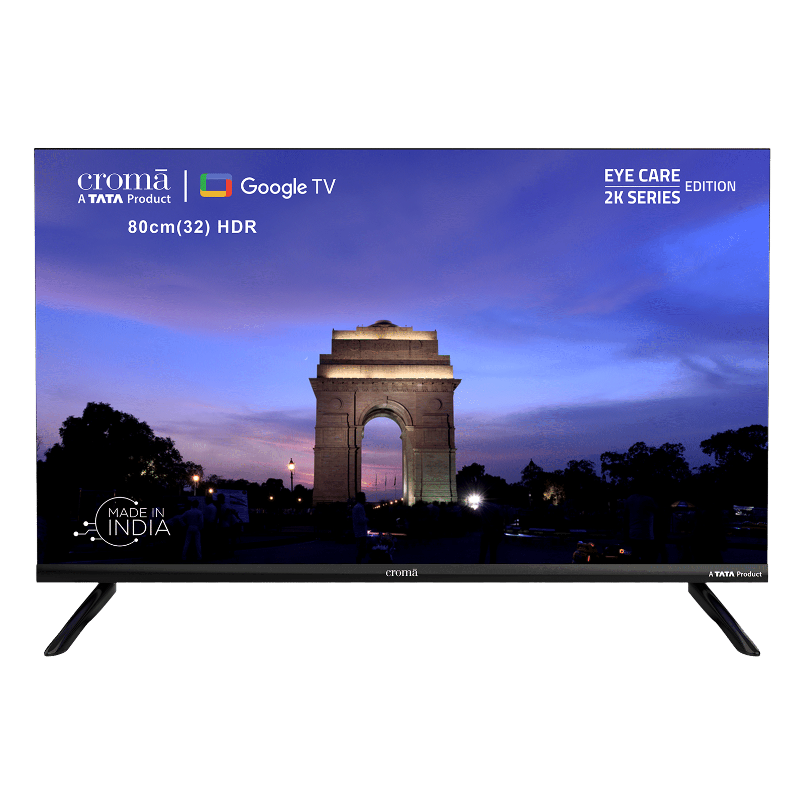 Croma 80 cm (32 inch) HD Ready LED Smart Google TV with A Plus Grade Panel