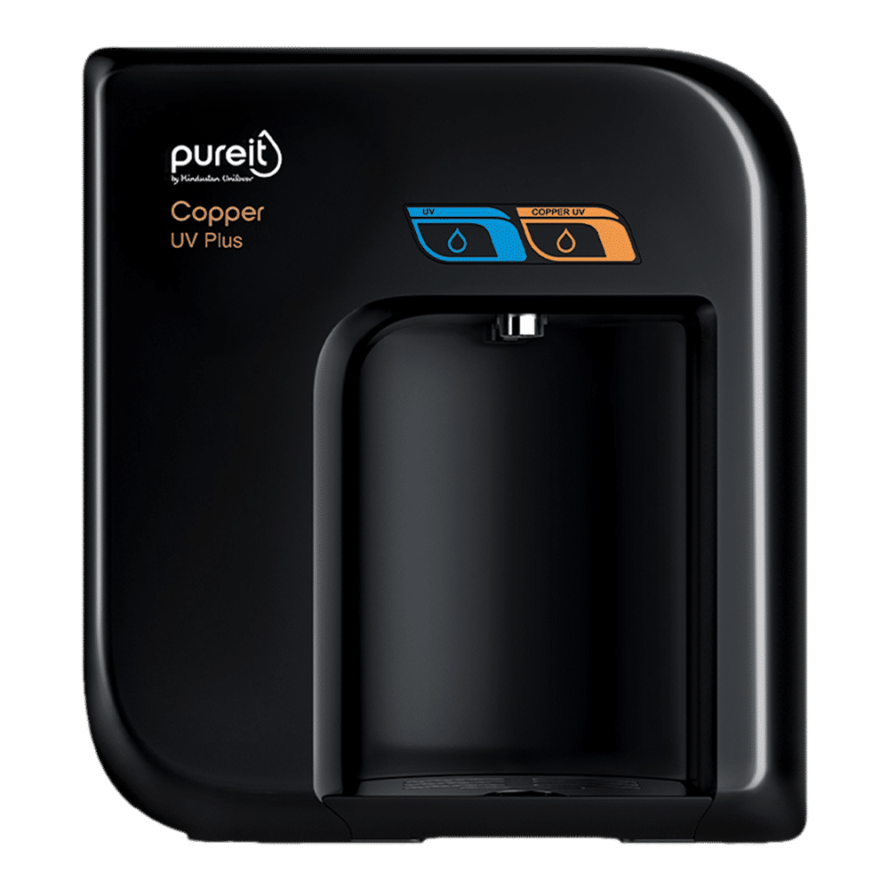 pureit Copper Plus UV Water Purifier with 4 Stage Purification (Black)