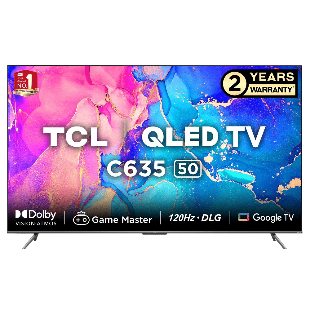 TCL C Series 127 cm (50 inch) 4K Ultra HD QLED Android TV with Voice Assistance (2022 model)