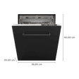 Crompton GrandArt 15 Place Settings Free Standing Dishwasher with Pure Beam Plus Technology (Black)_2
