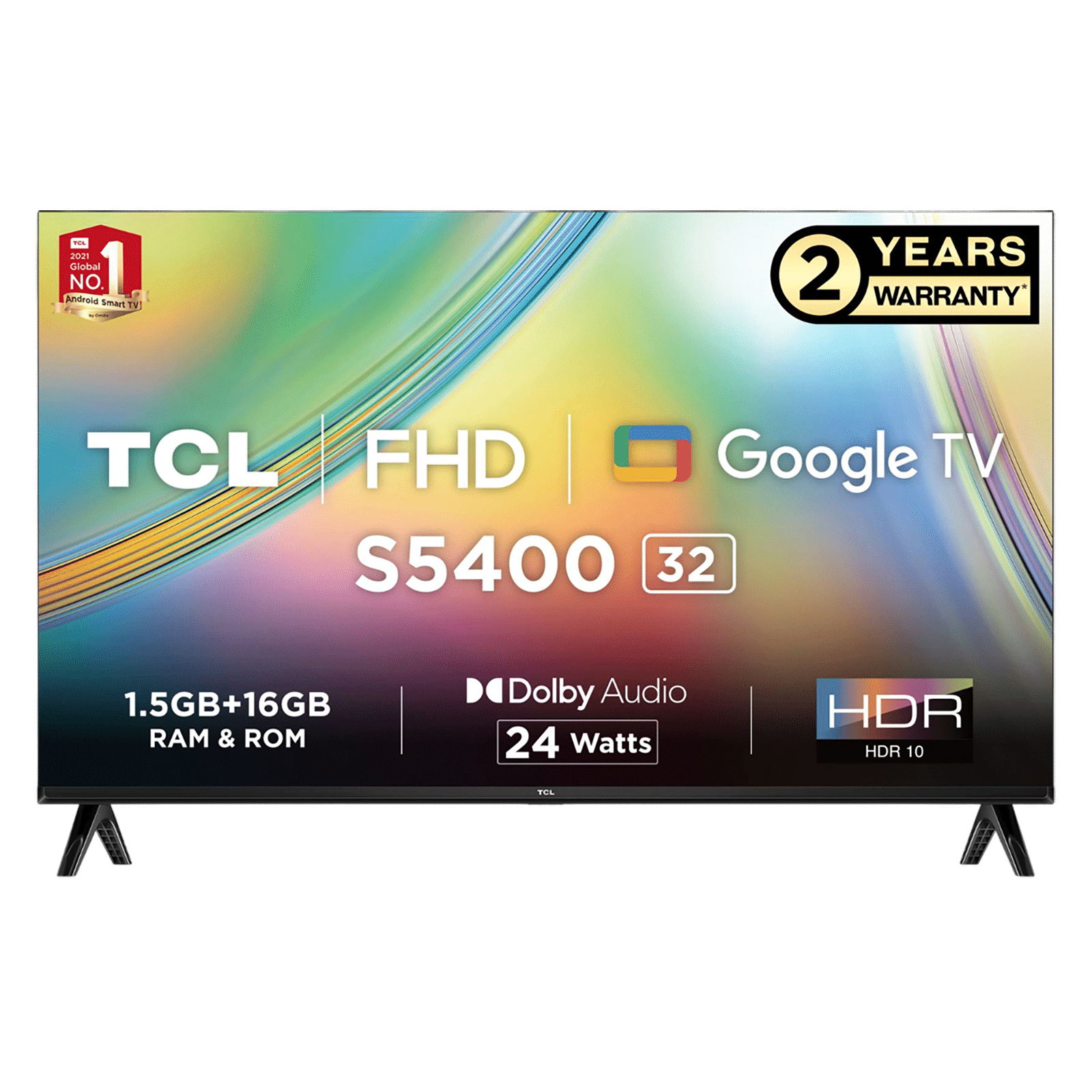 Buy TCL S5400 80 cm (32 inch) Full HD LED Smart Android TV with Google Assistant (2022 model) Online - Croma