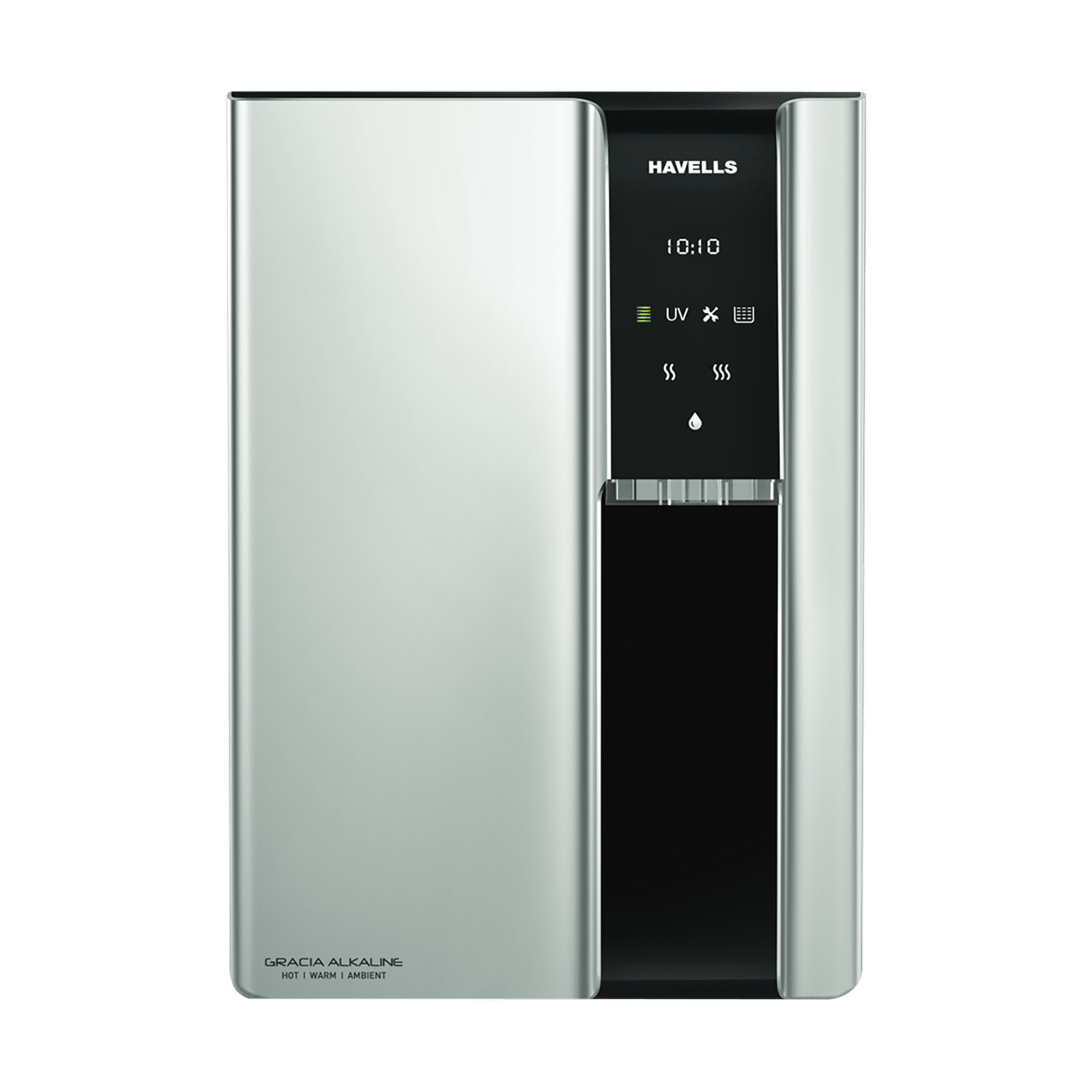 HAVELLS Gracia 7.5L RO + UV Hot & Cold Water Purifier with 8 Stage Purification (Silver/Black)