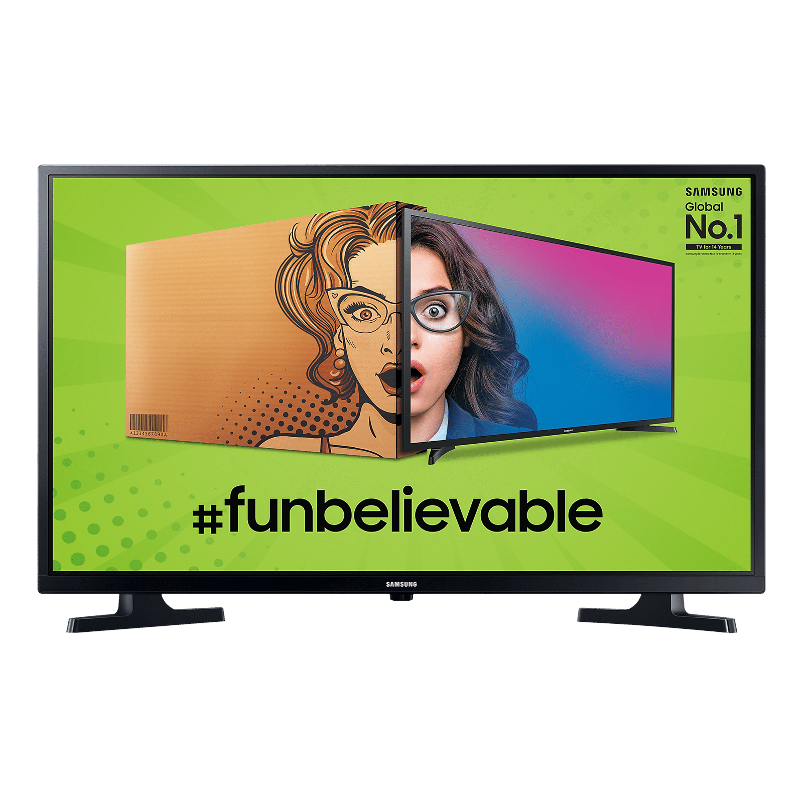 SAMSUNG Series 4 80 cm (32 inch) HD Ready LED TV with Hyper Real Picture Engine (2020 model)