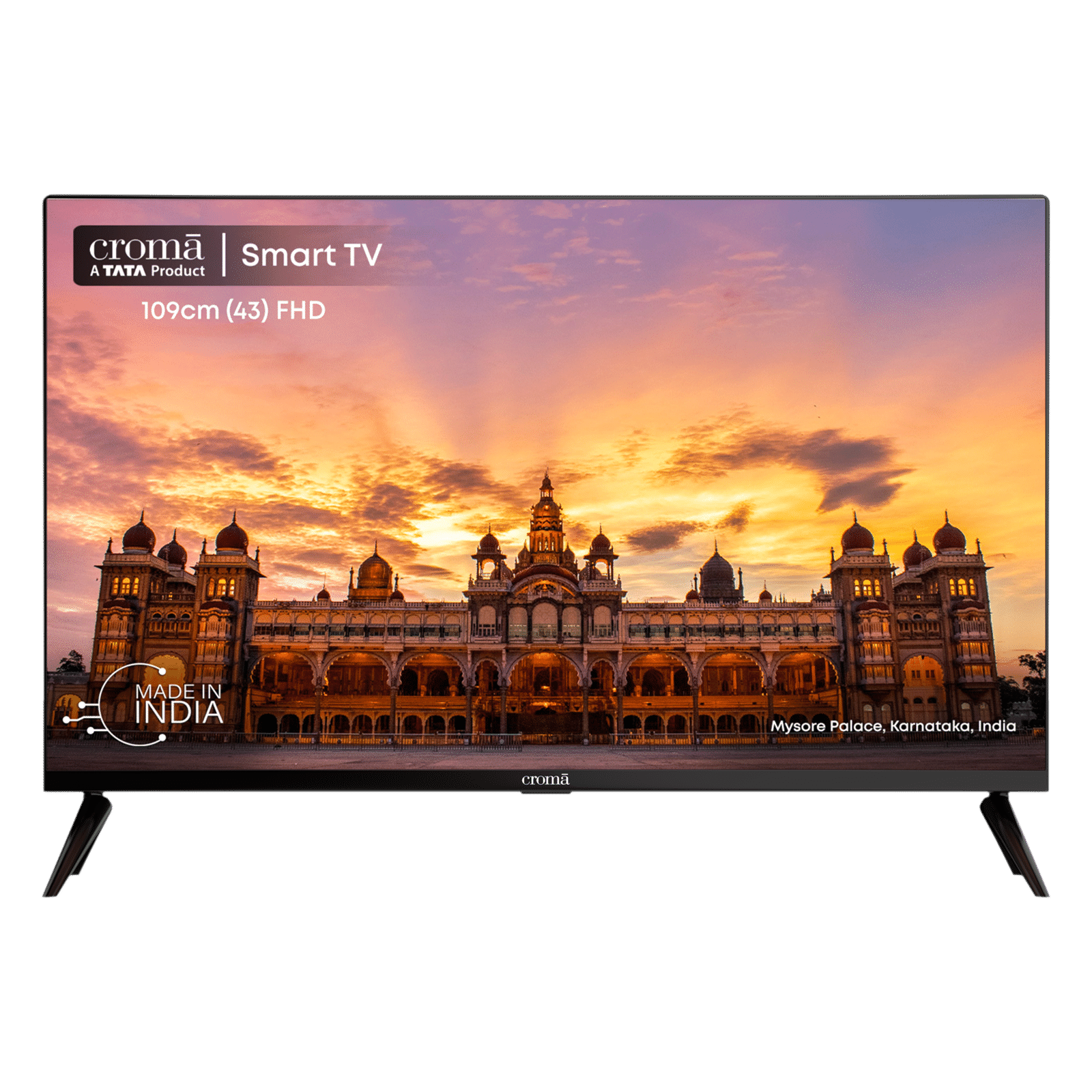 Croma 109 cm (43 inch) Full HD LED Smart TV with Bezel Less Display