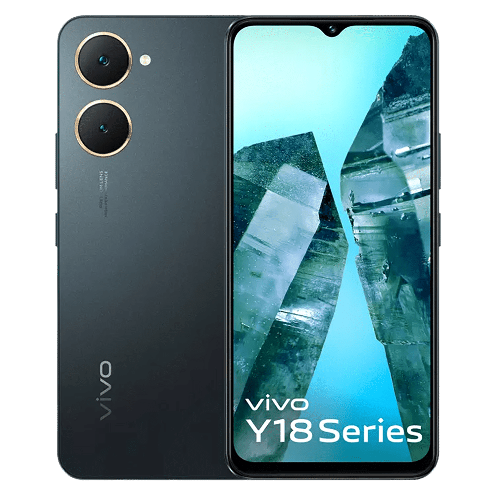 vivo Y18i (4GB RAM, 64GB, Space Black)