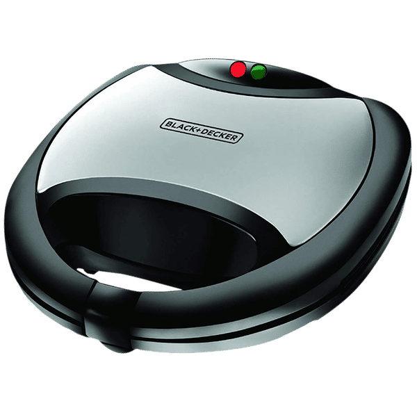 BLACK+DECKER TS2090 750W 2 Slice 3-in-1 Sandwich Maker with Cool Touch Exterior (Black)_1