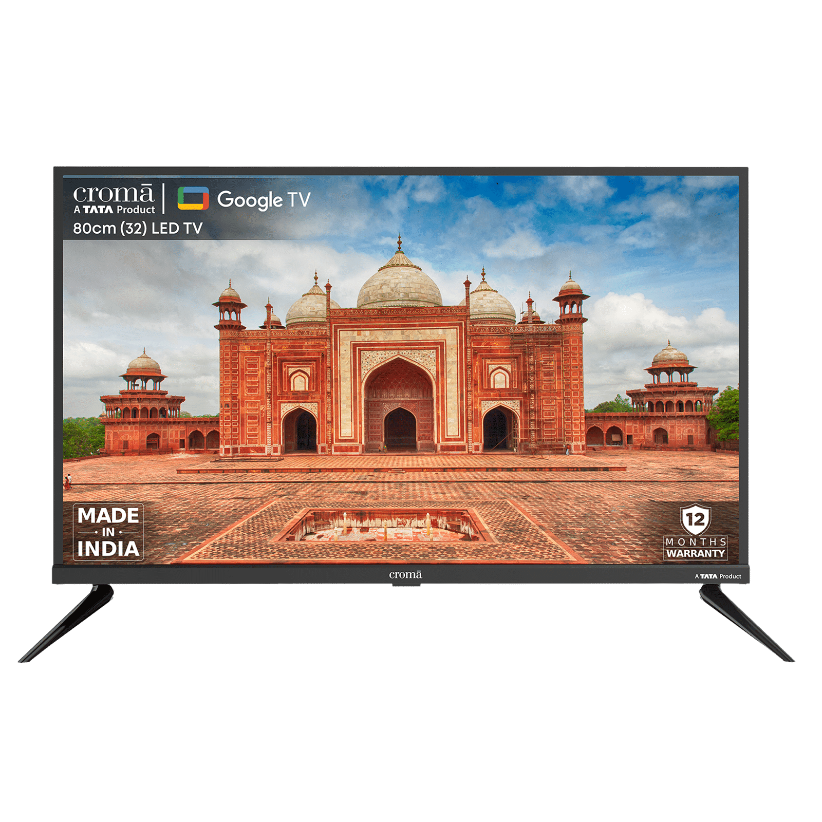 Croma 80 cm (32 inch) HD Ready Google TV with Dolby Audio (2024 Model)