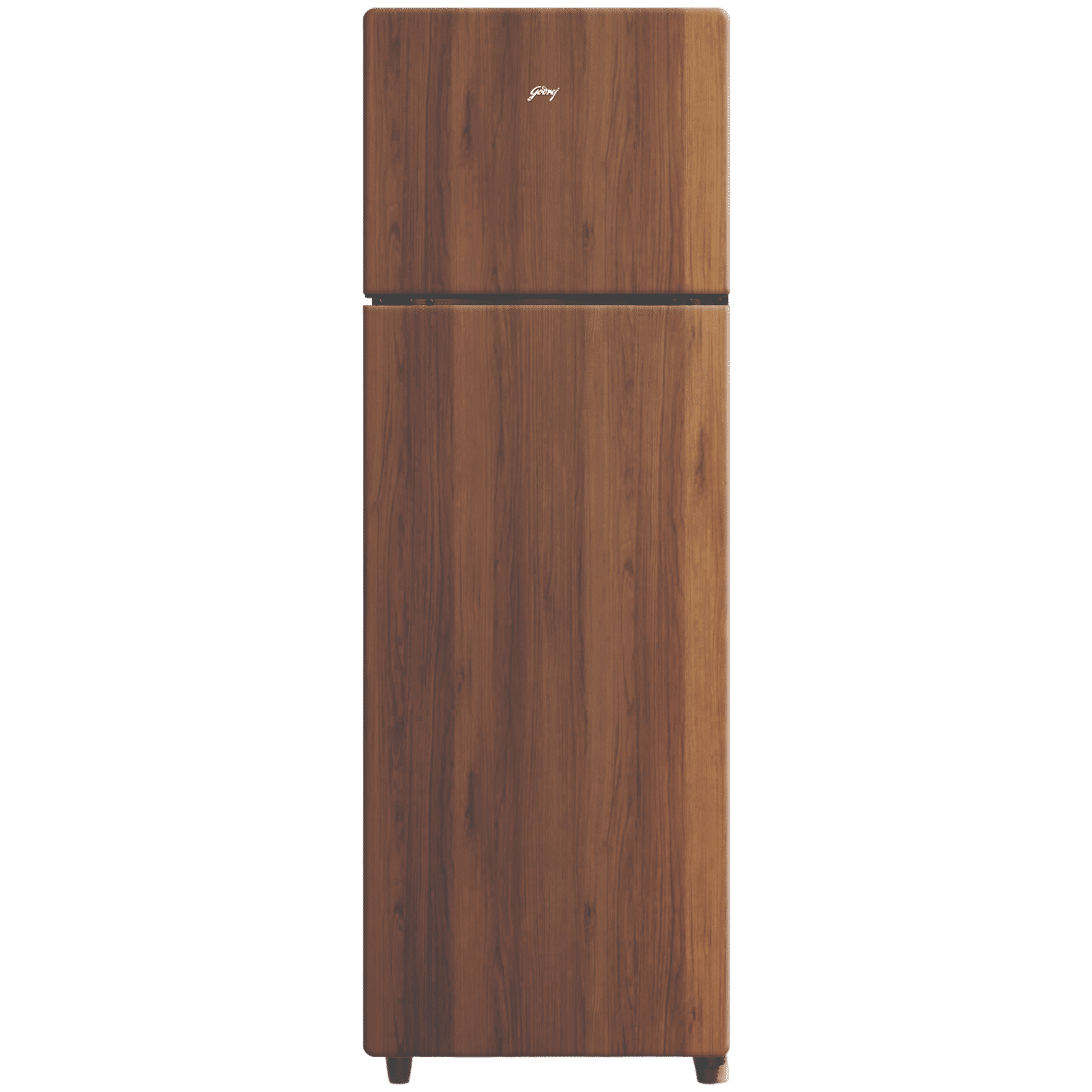 Godrej VOGUE 265 Litres 2 Star Frost Free Double Door Refrigerator with R600a Refrigerant (RT EONVOGUE 280B RI WT WD, Walnut Wood)