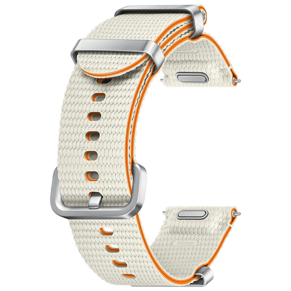 SAMSUNG ET-SOL30SWEGIN HNBR Athleisure Band for Galaxy Watch7 (S/M) (Effortless Style, Cream)_1