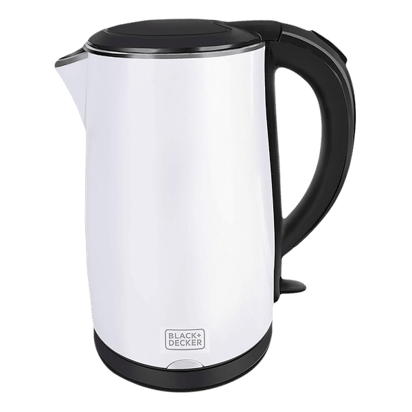 BLACK+DECKER 2150 Watt 1.7 Litre Electric Kettle with Auto Shut Off (White)_1