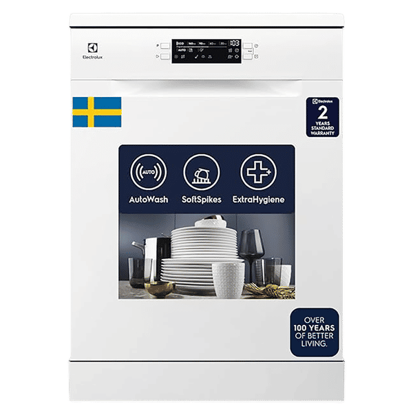 Electrolux UltimateCare 300 13 Place Settings Free Standing Dishwasher with Anti Flood System (White)_1