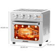 AGARO Regal 23L 1700 Watt Air Fryer with 360 Degree Heat Circulation Technology (Silver)_2