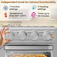 AGARO Regal 23L 1700 Watt Air Fryer with 360 Degree Heat Circulation Technology (Silver)_4