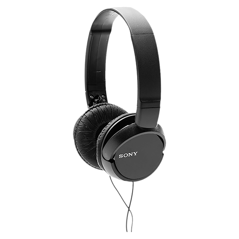 SONY MDR-ZX110AP Wired Headphone with Mic (On Ear, Black)