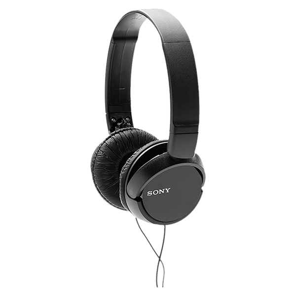 SONY MDR-ZX110AP Wired Headphone with Mic (3.5mm Connector, On Ear, Black)_1