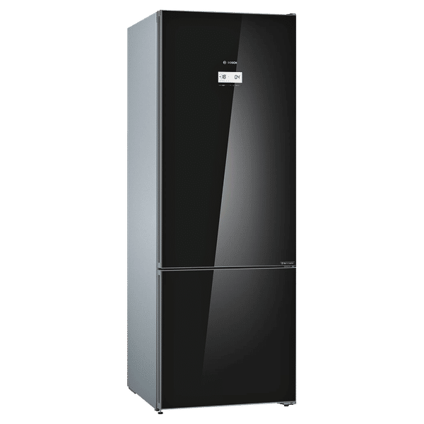 BOSCH Serie 6 559 Litres 2 Star Frost Free Double Door Bottom Mount Refrigerator with Temperature Display (KGN56LB41I, Black)_1