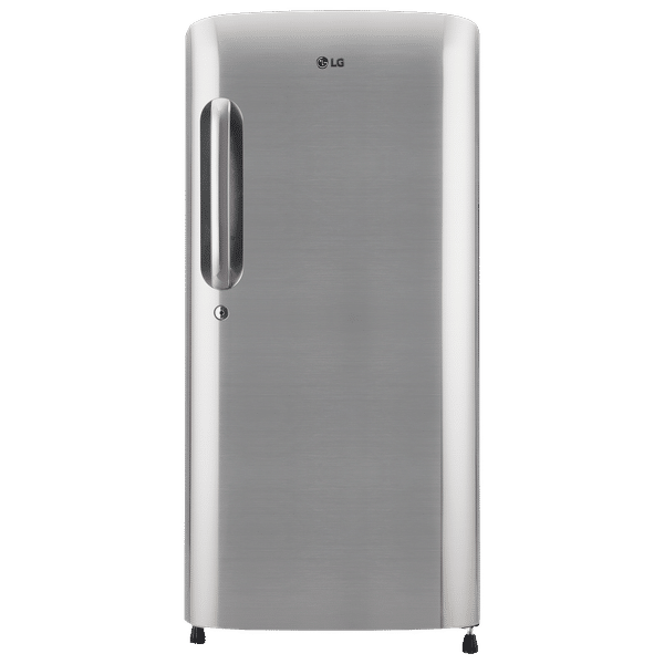 LG 190 Litres 3 Star Direct Cool Single Door Refrigerator with Stabilizer Free Operation (GL-B201APZD, Shiny Steel)_1