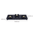 Prestige Edge Toughened Glass Top 3 Burner Manual Gas Stove (Ergonomic Knob, Black)_2